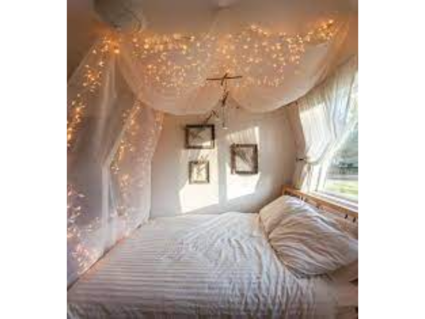 ciel de lit lumineux